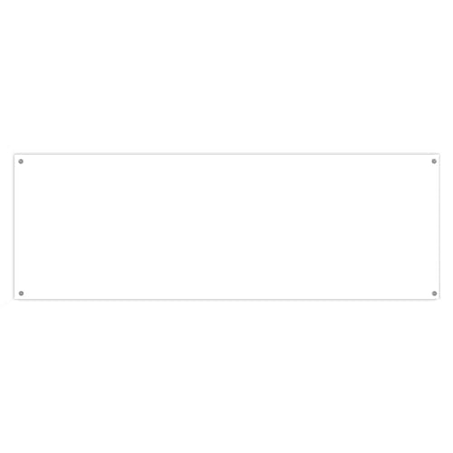 2 Sets Blanco Banner Vlaggen 180 X 60 cm Banner wit om te schilderen voor DIY Outdoor Wall Aanmelden Outdoor Event Weergave