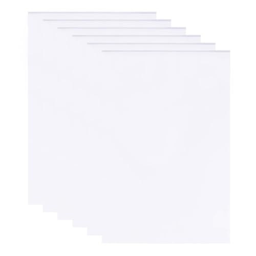 Set van 6 witte schuimvellen, 3mm schuimaffichebord 30x20cm Rechthoekige Foam Board voor Kunstpresentatie, Crafting, Modelling, Assembly, Cosplay Paper, Scrapbooking School Projecten