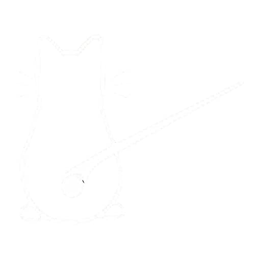 Kattenwisser Sticker voor achtervenster, Reflectieve Windscherm Wipper Sticker Auto Sticker, Grappige Kattenhond Breed Tail Decal Wiper Sticker Waterdicht Vinyl Car Tattoo