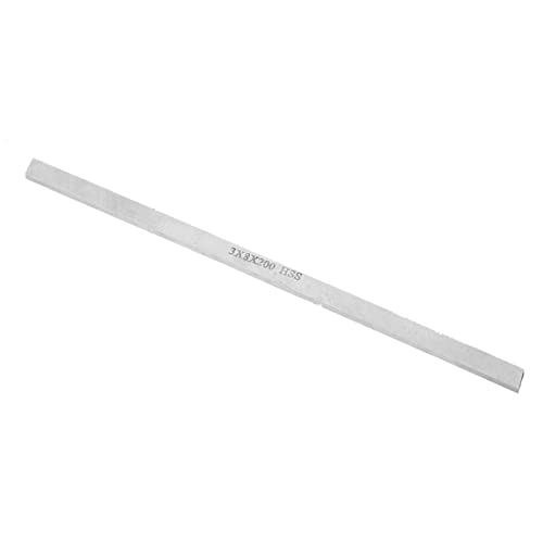 Stalen Rod voor draaibank, Witte Vierkante Staal Rod, HSS draaiend gereedschap voor draaibank gereedschap voor het snijden van wortels voor hout, stalen staven (3 x 8 x 200 mm) 4