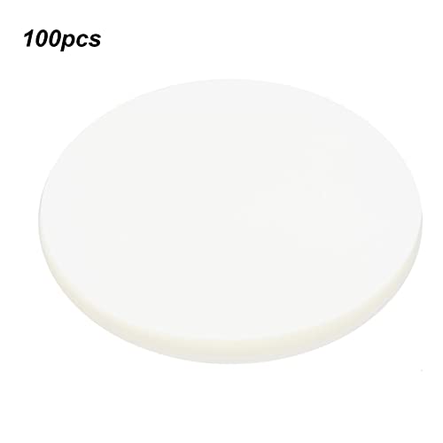 100 st. Badge Film PVC Materiaal Transparante Circle Badge Beschermfolie voor DIY Knoppenmaker (58MM)
