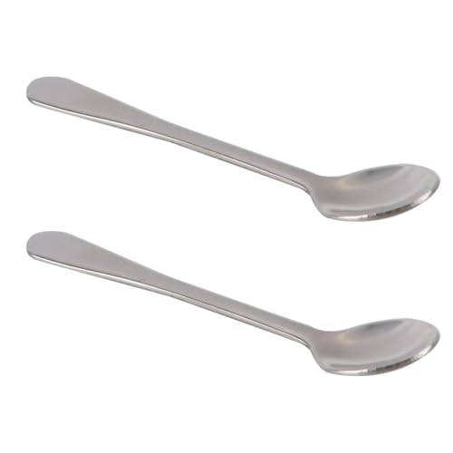 5 stuks rijstalen mini-kruislepels, kleine dessertlepels voor koffie, thee, suiker en honing in de keuken