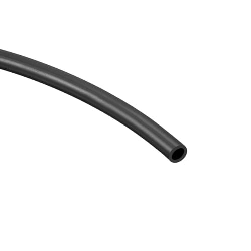 Smeerolie Slangen 3mm (1/8") x 5mm (3/16") 1m/3.3ft Waterslang Zwarte Rubber Tubing