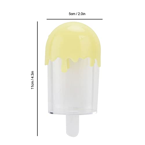 12 st Plastic Candy Case, 11x5cm Ice Mold Candy Storage Container, Gepersonaliseerde Multicolor Candy Organizer voor bruiloft Party Supplies(Geellow) 3