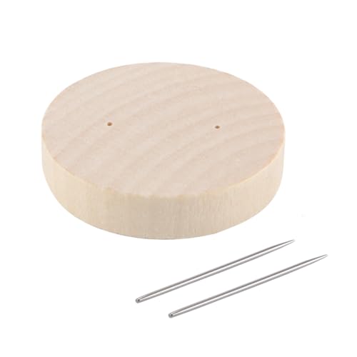 10 st houten haak poppenstandaard, Handgemaakte haak poppenstandaard met metalen pennen voor Amigurumi poppen en cijfers 3