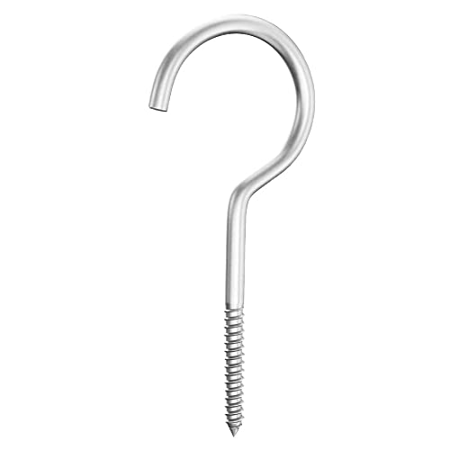 4X30mm C Shape Hook Schroeven (verpakking van 25), Cup Hooks, M4 oogschroef, Open Loop Wall Hanger, Schroef-in Zelf Tapping Plafond bevestigingen voor LED-lampen, Kerstversieringen, Planten