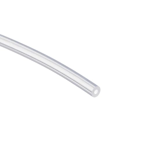 Siliconen Tube 1mm ID x 2mm OD 3m/9.84ft Lengte, Flexibele Siliconen Rubber Tube, Waterluchtslang, Pompoen Transfer Pijp Clear
