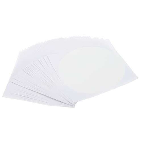 6 inch vloerstickers klaslokaal decor, 42 stuks zelfklevende stiften markers droog wissen cirkels voor elementaire kleuterschool eersteklas geleerden, wit