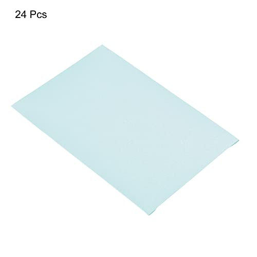 Cadeaukaart Enveloppen, 24 stuks, Hartsluiting, Foto Cadeaubon Houders Mini Envelop voor verjaardagen, bruiloften, lichtblauw 3