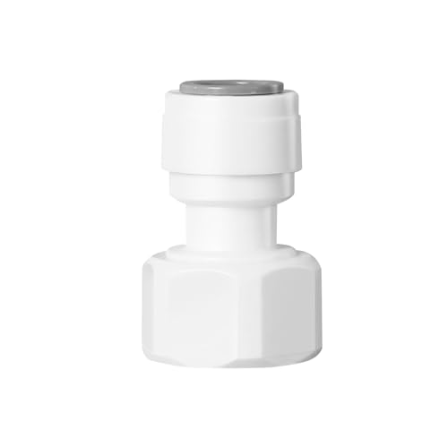 1 stuk waterfilter aansluiting, 1/2 inch vrouwelijke draad aan 3/8 inch osmose stopcontact, voor waterfilter, omgekeerde osmose