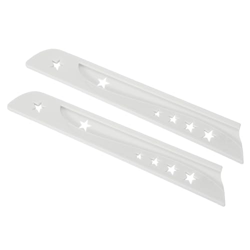Plastic Veiligheidsmes Cover Mouwen voor 8,5 inch Broodmes, 2 Pack Mes Mes Beschermer Universele Keuken Mes Scheath voor Keuken Bar, Wit