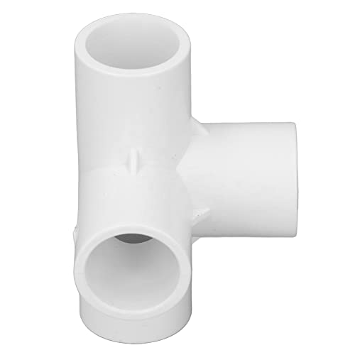 10st 4 Way PVC Fitting Elbow, 25mm Uitlaatpijp Fitting Connector Kit, Ideaal voor meubels Hookup en projecten (White) 4