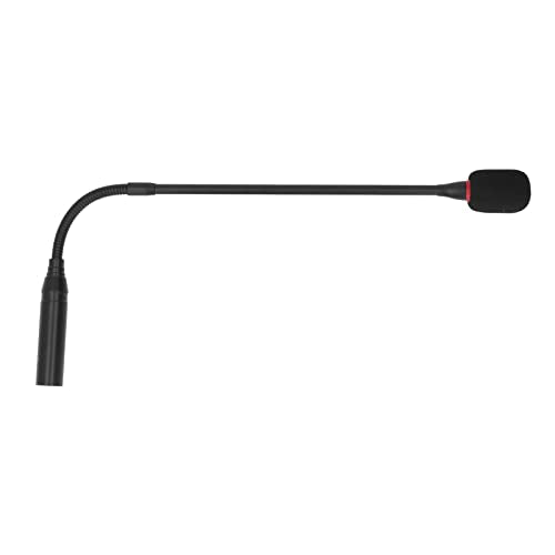 Desktop Gooseneck Stage Microfoon 17,7in Flexibele Noise Reduction Gooseneck Plug-in Microfoon voor Conferentiebijeenkomsten met Power Indicator