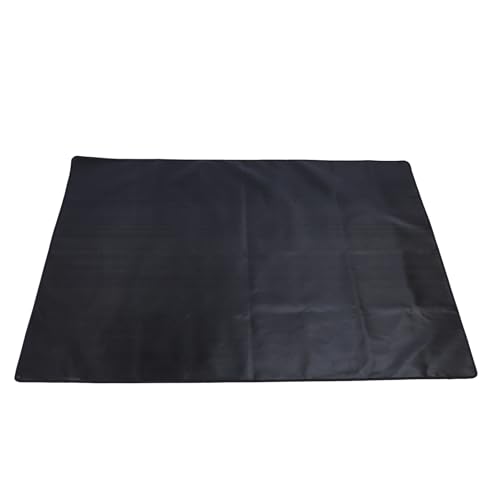 Onder Grill Mat, 76x52in Fire Pit Mat Buiten Brandwerende Mat Grass Bescherming Mat Siliconen Coating BBQ Gas Grill Mat Pad Vloerbeschermer voor Tuin Balkon Zwart 4