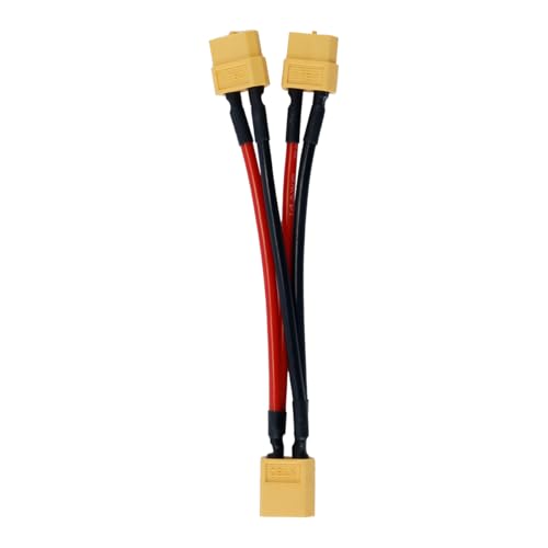 XT60 Y Splitter Parallel Battery Connector Adapter 14AWG 10cm Kabel voor RC Modellen Voertuigen Drones Opladen Batterijen