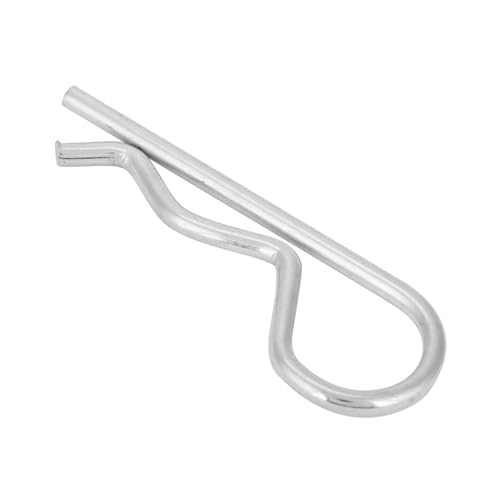 B-type Cotter Pin, 10Scs Hoge kwaliteit Zink B type Cotter Pin Tractor Pen Clips bevestigen Assortiment trekken Bar Spring Clips Haarspeld, Pin, Split Pins (4 * 75mm(10st)) 5