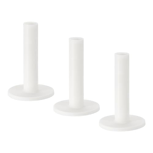 3.5 Inch Rubber Golf Tee, 3 Pack Tall Training Driving Range Tee Stabiele balhouder voor Outdoor Indoor Hitting Mat, Wit