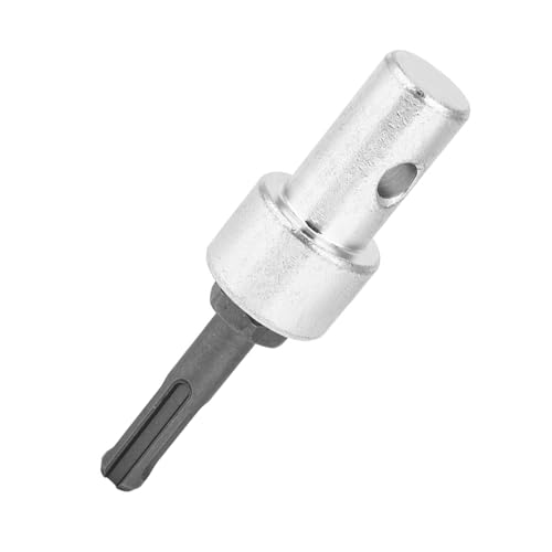 Drill Adapter voor elektrische boor naar Aarde Auger Connector Arbor Ronde Shank 2 Pit 2 Slot