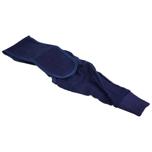 Honden Denim Anti-lick Beschermhoes Ademende Ondersteuning Brace met Magic Stickers voor het herstel van de voorbeenverwondingen en verstuikingen Beschermer Front Leg 3