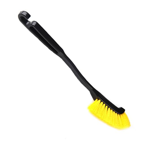 Autowiel schoonmaken borstel, autowiel wassen borstel, anti-krabber lange handgreep ergonomische zachte briebels Car Rim detaillering borstel voor auto