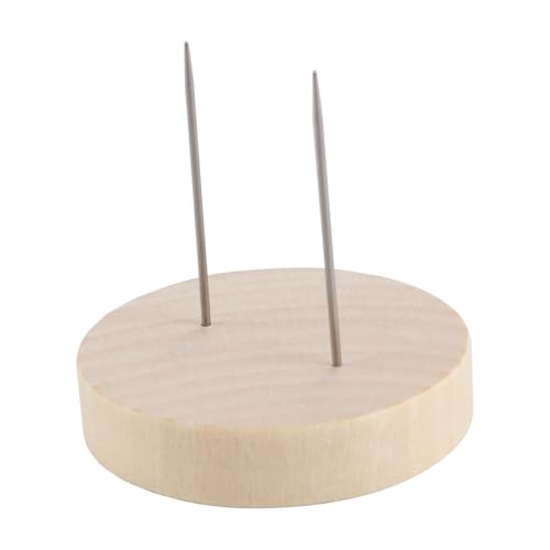 10 st houten haak poppenstandaard, Handgemaakte haak poppenstandaard met metalen pennen voor Amigurumi poppen en cijfers