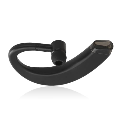 Oorhaak Bluetooth Draadloze hoofdtelefoon, Noise Cancelling Waterdichte Sport Theadset, HIFI Real draadloze Bluetooth enkele oordopjes (zwart)