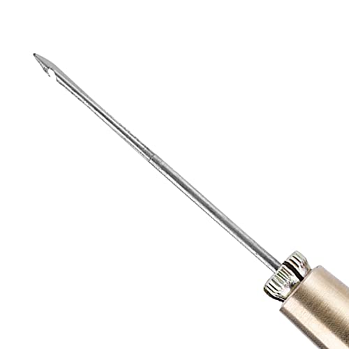 3 naalden Canvas lederen naaidoek, koperen handvat naaien uil, lederen schoen reparatie gereedschap, DIY handgemaakt Schoen reparatie gereedschap 5