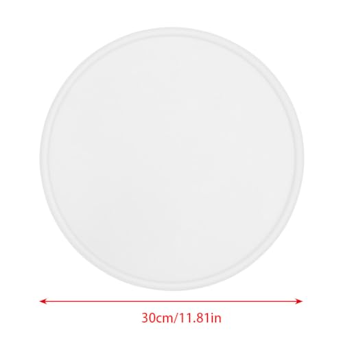 Siliconen Pizza, Spinning Deough, 30 cm, Gesimuleerde Pizza Bakvorm, Pizza Speelgoed, Simulatie Pizza, Restaurant Display, Prop, Pizza Model voor koken, Beginners, Koken, Keuken, Pizza laden, Wit 4