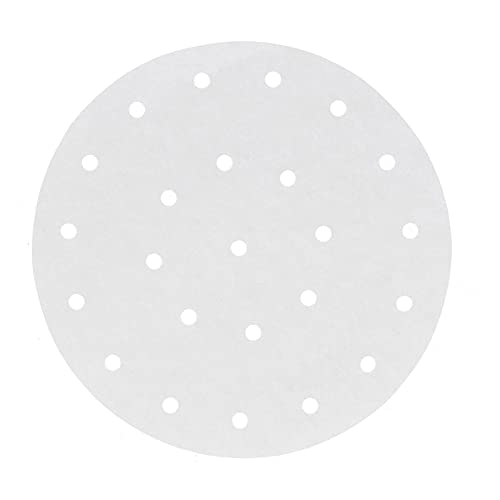 100P Air Fryer Parchment Paper, Air Fryer Liner Stoompapier, Ca. 99-151g / 3.5-5.3oz Geschikt voor elektrische friteuse, stoomketels, bakpan(18cm)