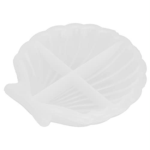 Shell Jewelry Tray Mold Seashell Siliconen Opbergplaat Vorm, DIY Tray Silicone mal Seashell Siliconen opslagplaat Vorm Eenvoudig te verwijderen voor DIY ambachten Home Decoratie Ring Trin 4