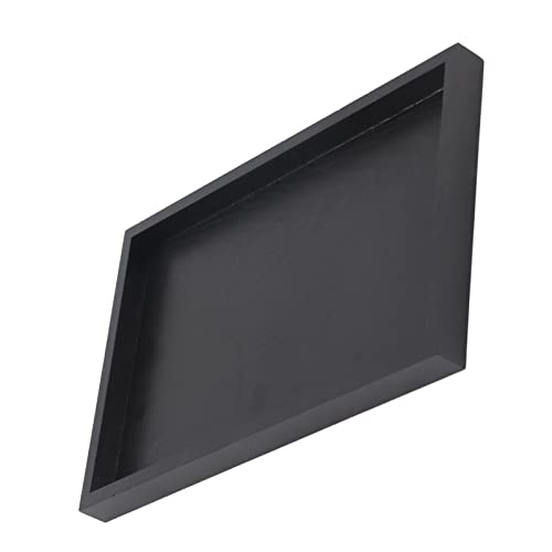 Rechthoekig massief hout Thee Koffie Snack Food Tray Plate Restaurant Trays 30 * 20 * 2cm Koffie en Thee Supplies (25 * 18 * 2cm) 3