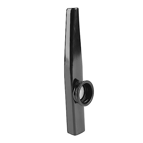 Metal Kazoo, Lichtgewicht Portable Kazoo Guitar Partner Fluit Musical Instrument (Zwart) 4