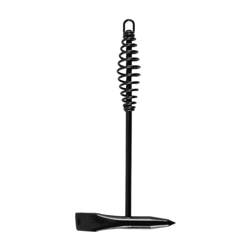 1 Handgereedschap voor laatstechniek, beitelhamer met spiraalveerhandvat, geschikt voor het verwijderen van lasslakken, impactbord, enz