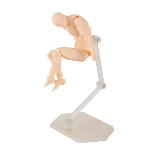 Fi a 2.0 Youth Body Figure - man en vrouw gearticuleerde pop met zilver grijze huid, gemeenschappelijke actie cijfers in grijs en O huidtonen voor tekenen en verzamelen (Man #11)