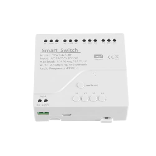 Sea Tuya Smart Switch WiFi DIY Timer 220V RF Voice Control Module 4CH Tuya Module