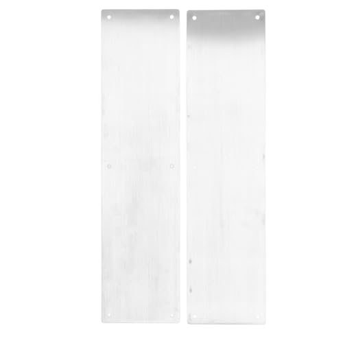 2 Pack Deur Bumper Plate Decoratieve 304 Roestvrij stalen Bumper Plate voor interieur en externe deuren