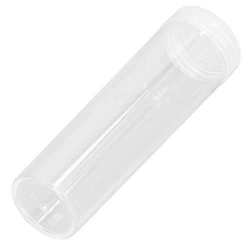 Plastic Coin Tubes Ronde Duidelijke Verpakking van 10 Multi-Purpose Gemakkelijk laden met spons voor 25 mm Munten 5