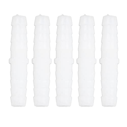 Verpakking van 10 kunststof slang buizen, rechte, dezelfde Barb Splitter, Mender Joint Adapter, Pump slang Connector, Siliconen slang, Farmaceutische (6-6mm rechte 3