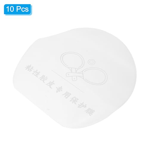 Tafeltennisracket, Rubber Beschermfolie, Verpakking van 10 Zelf-Adhesive Ping Pong Paddle, Beschermende Film Accessoires, Transparant 3