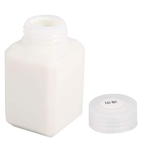 Plastic fles met lederen randolie (60ml) - Handgereedschap voor het verzegelen van lederen randen, aangeboden in meerdere kleuren (transparant)