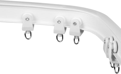 Zee 40PCS Plastic Gordijn Runners Sliding Glider, Gordijn Track Rollers, voor Windows Douche Plafond Gordijn Rail 3