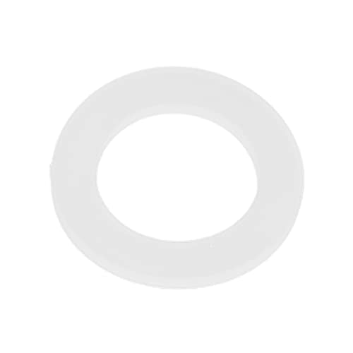 Siliconen Pakkingen, 10 stuks Siliconen Pakking Ring, O.D. 37mm Binnendiameter 24mm Wit O Ringen Waterverwarmer Seal Siliconen Vlakke Pakkingen voor Bloemen