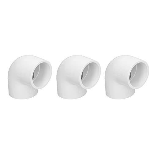 12Pcs PVC Pipe Fittings 2 Way Plastic Pipe Fittings Watervoorziening Joints 90 Degree Elbow Adapter voor Irrigatie Pools(25mm)