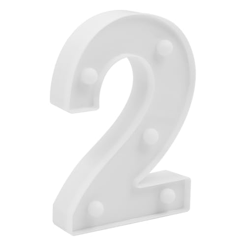 LED van het zeenummerlichtteken Marquee Number Light Up 0-9 Digits Lights Teken voor Home Party Bar Huwelijk Festival Verjaardag Decoraties (2)