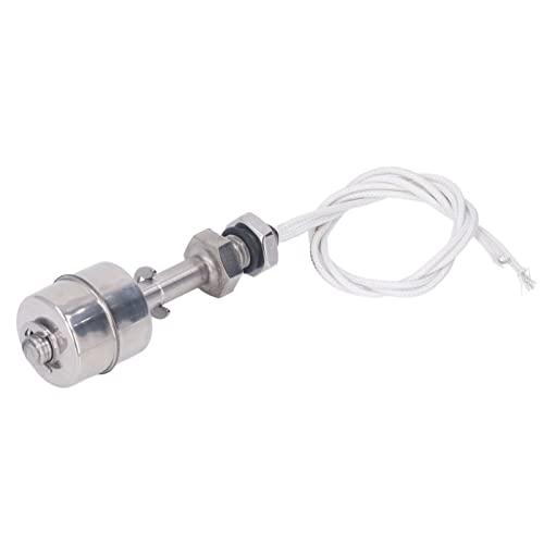 Roestvrij staal Liquid Level Float Switch Sensor voor Waterolie 10mm Stroke 0 tot 220V 65mm L