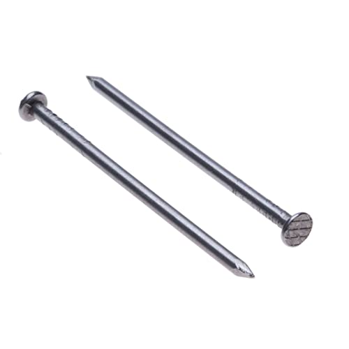 Nagels voor hout platte ronde kop (verpakking van 500) Black Nail Heavy Duty voor doe-het-zelf en ambachten Home Decor Houtwerk Meubels Afmeting: Lengte 20mm Diameter Nagel 1.2mm