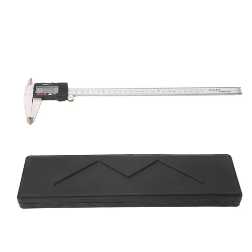 Digital Caliper 12 inch, 300 mm, gehard roestvrij staal, LCD-display, meetbereik 300 mm, voor nauwkeurige metingen van kleine machineonderdelen