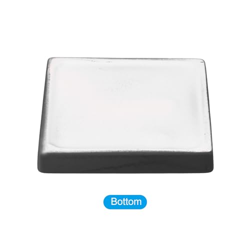 Plantenbak Saucers 15,7 cm, Keramische Vierkante Bloemenbak voor binnendeur, Zwart 4