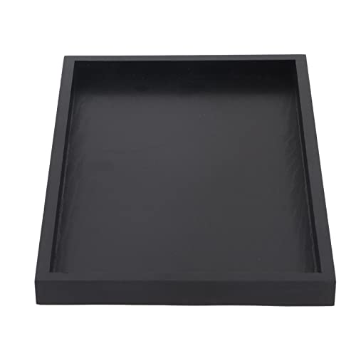 Rechthoekig massief hout Thee Koffie Snack Food Tray Plate Restaurant Trays 30 * 20 * 2cm Koffie en Thee Supplies (25 * 18 * 2cm)