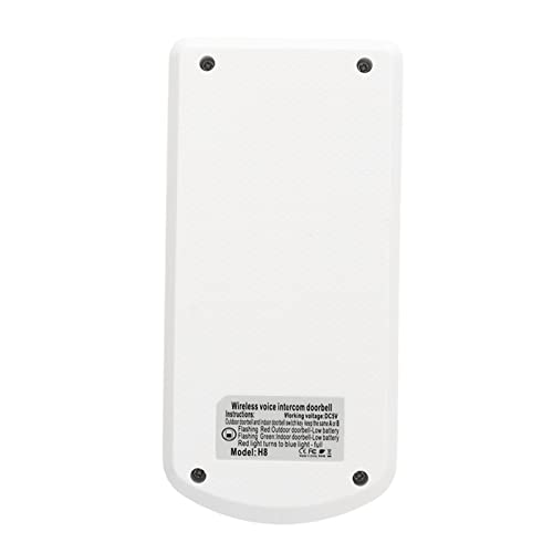 Draadloze Intercom Doorbells, Intelligent White Voice Intercom Doorbells met 1000M Afstand, Draagbare Intercom met Uitstekende Chip, Lange Range Doorbells voor thuis, klaslokaal, Bedrijf, H 4